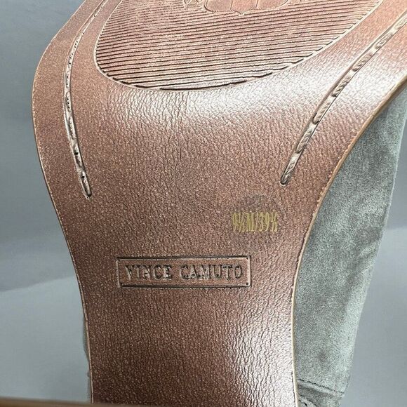 Vince Camuto Fileana Booties Women's Size 9.5 Split Shaft Suede Ankle Boots - Picture 14 of 15